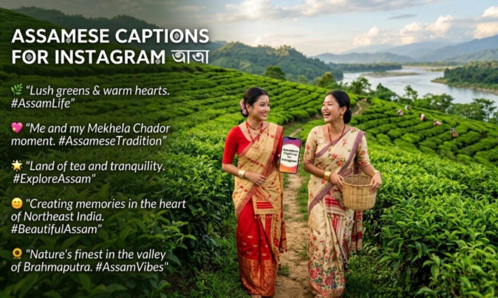 Assamese Captions for Instagram in English