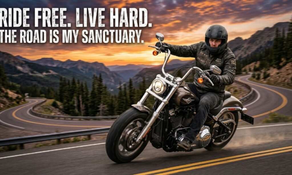 Attitude captions for bike lovers