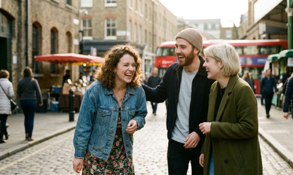 Caption for smiling candid photo