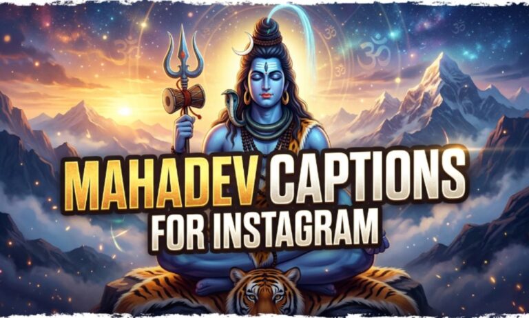 Mahadev Captions for Instagram