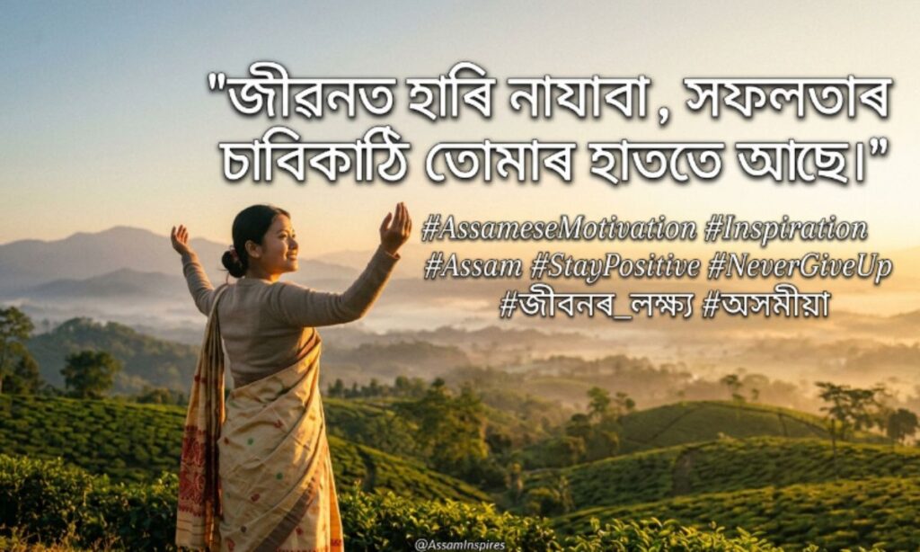 Motivational Assamese Caption 