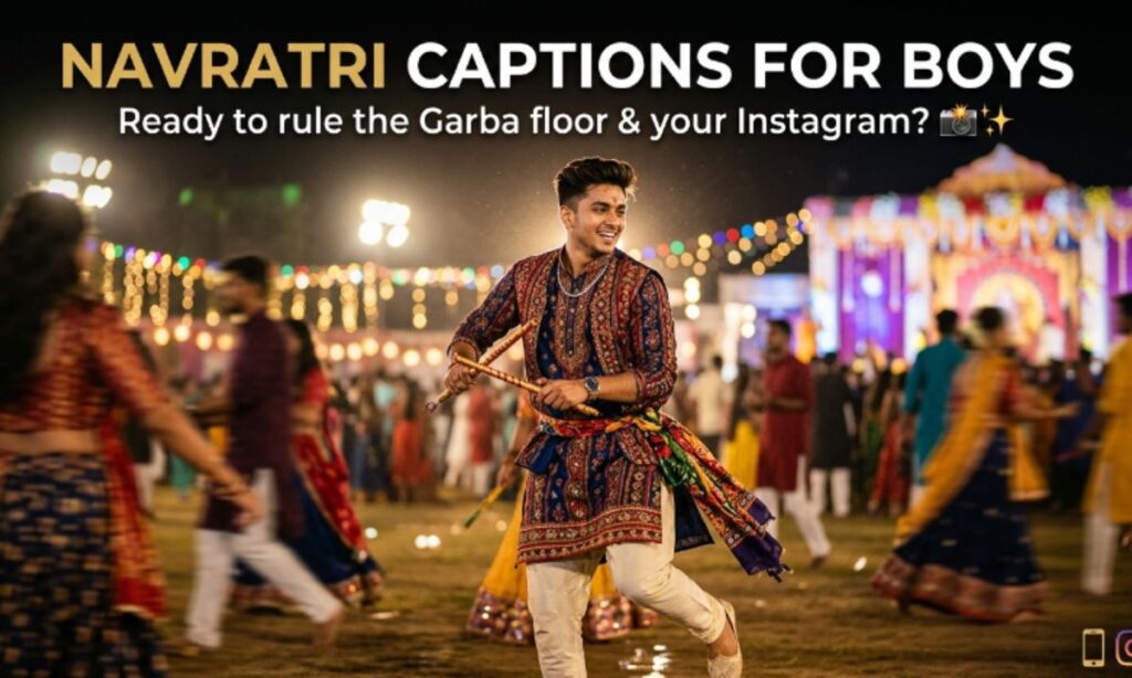 Navratri Captions for Instagram for Boy