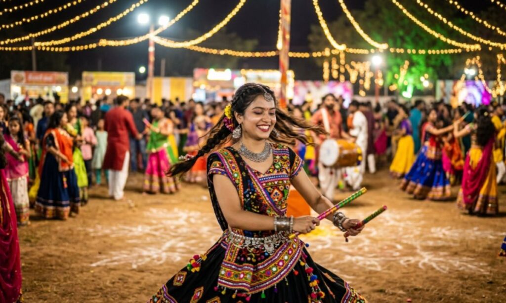 Navratri End Captions