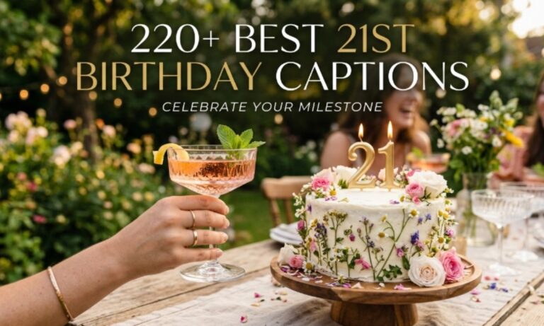 21st Birthday Captions