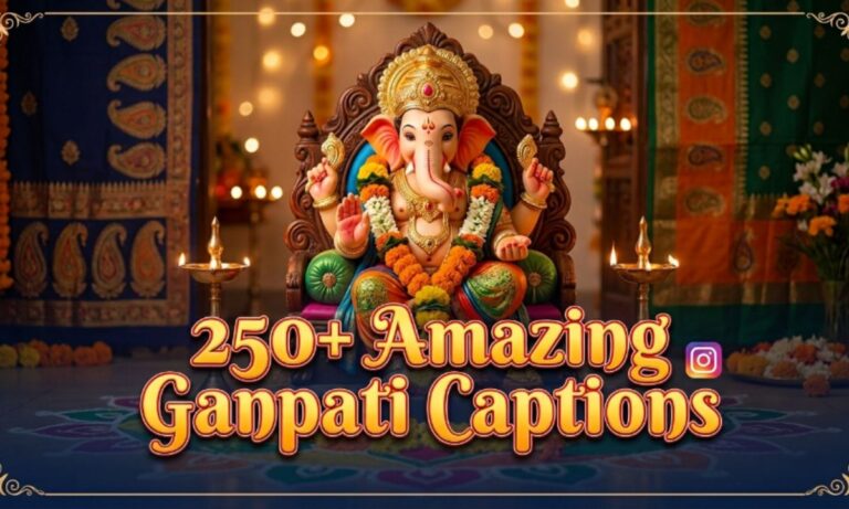250+ Amazing Ganpati Captions