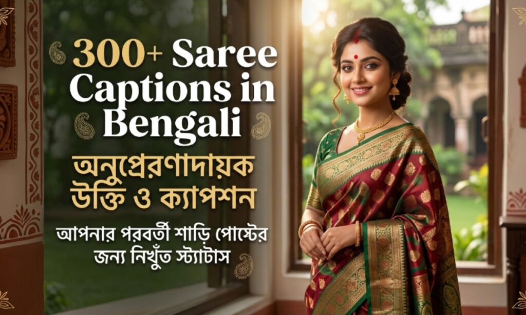 300+ Saree Captions in Bengali