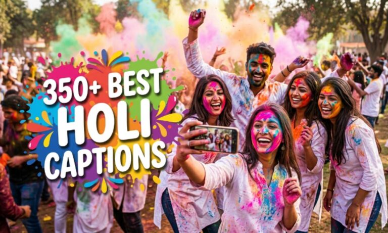 350+ Best Holi Captions