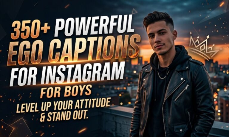 Ego Captions for Instagram for Boys