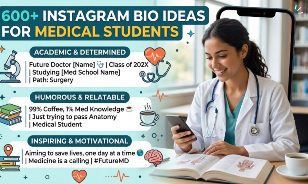 Instagram Bio for Medical Students