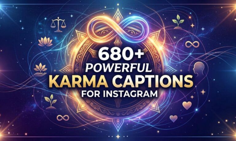 680+ Powerful Karma Captions for Instagram
