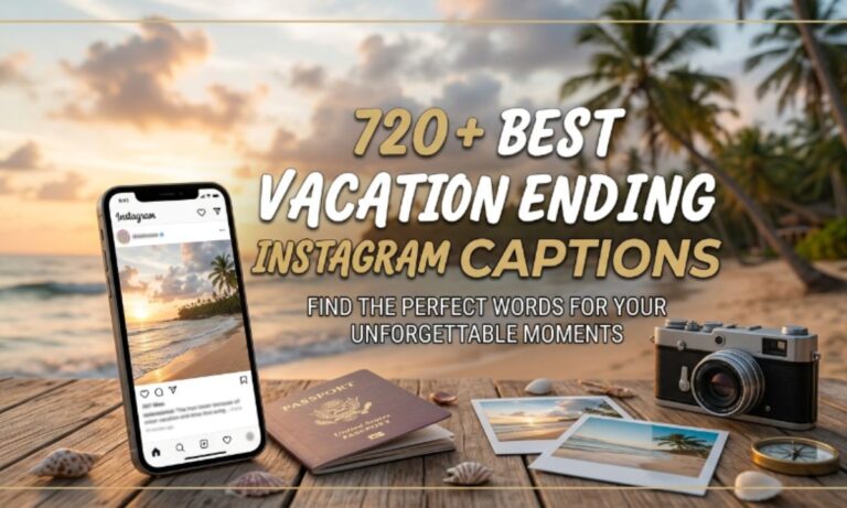 720+ Best Vacation Ending Instagram Captions
