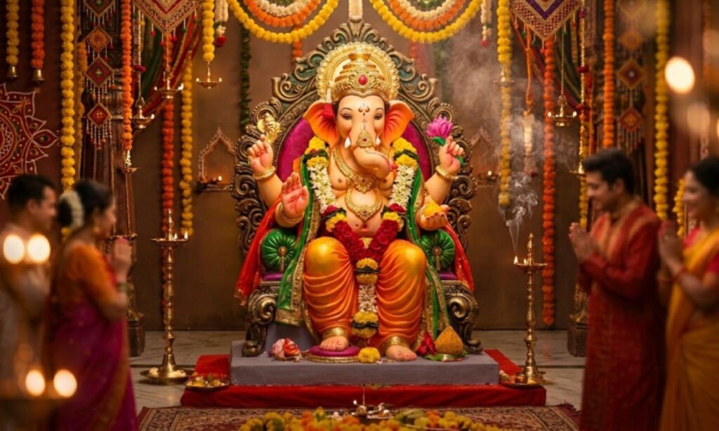 Aesthetic Ganpati Captions for Instagram