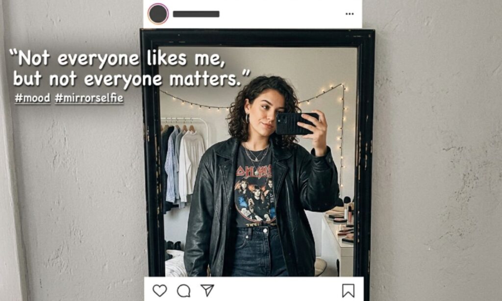 Attitude Caption for Mirror Selfie