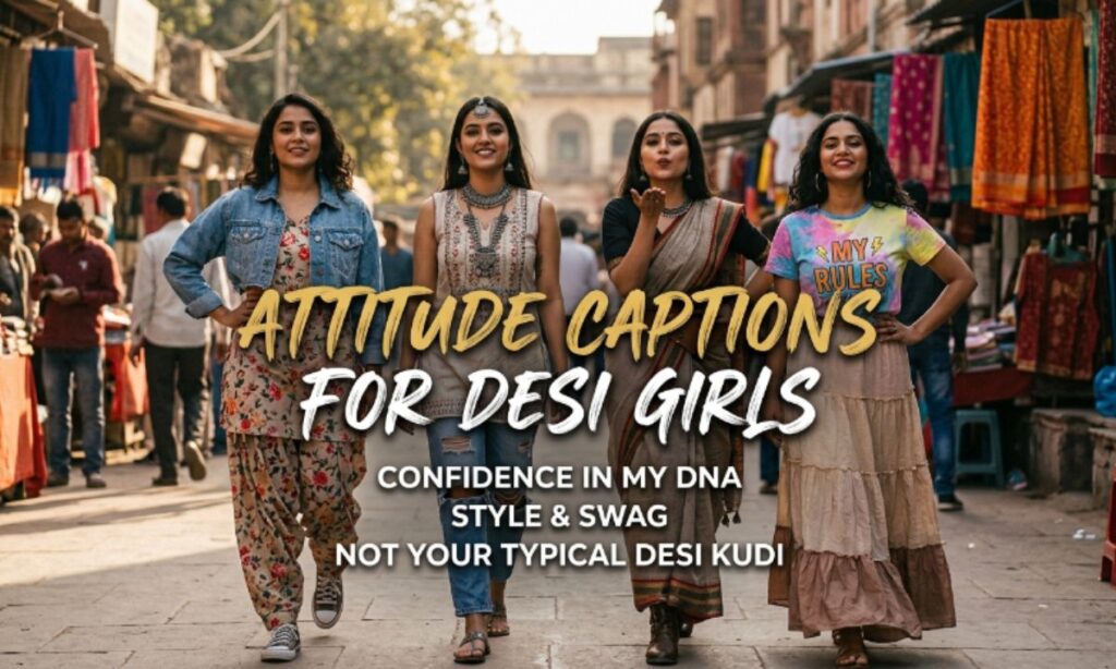 Attitude Captions for Desi Girls