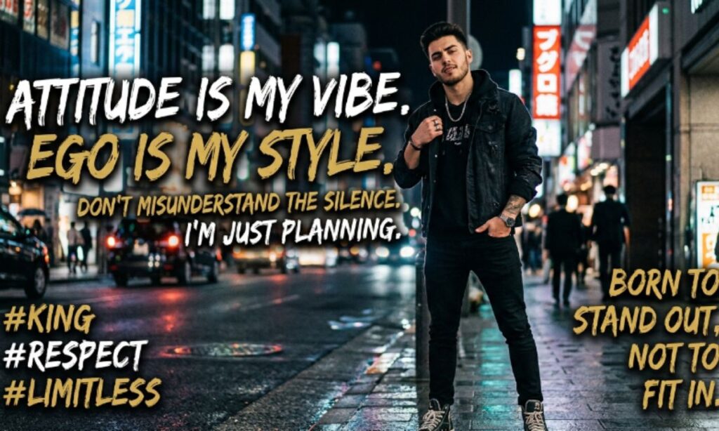 Attitude Ego Captions for Instagram