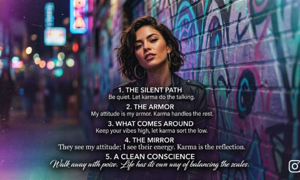 Attitude Karma Captions for Instagram