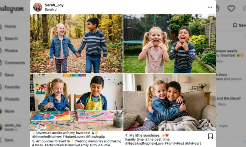 Awesome Niece and Nephew Instagram Captions