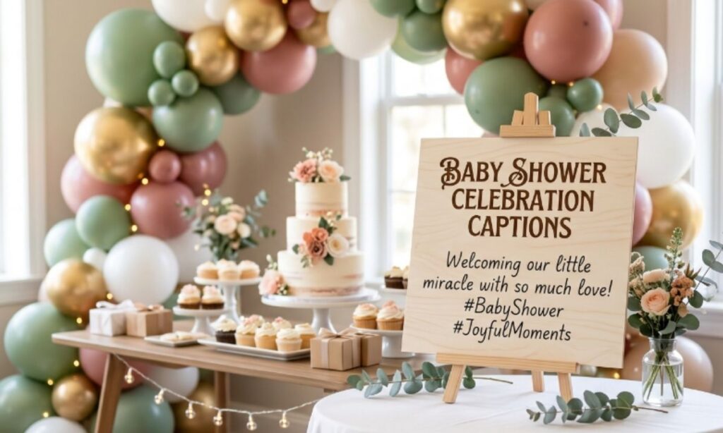 Baby Shower Celebration Captions