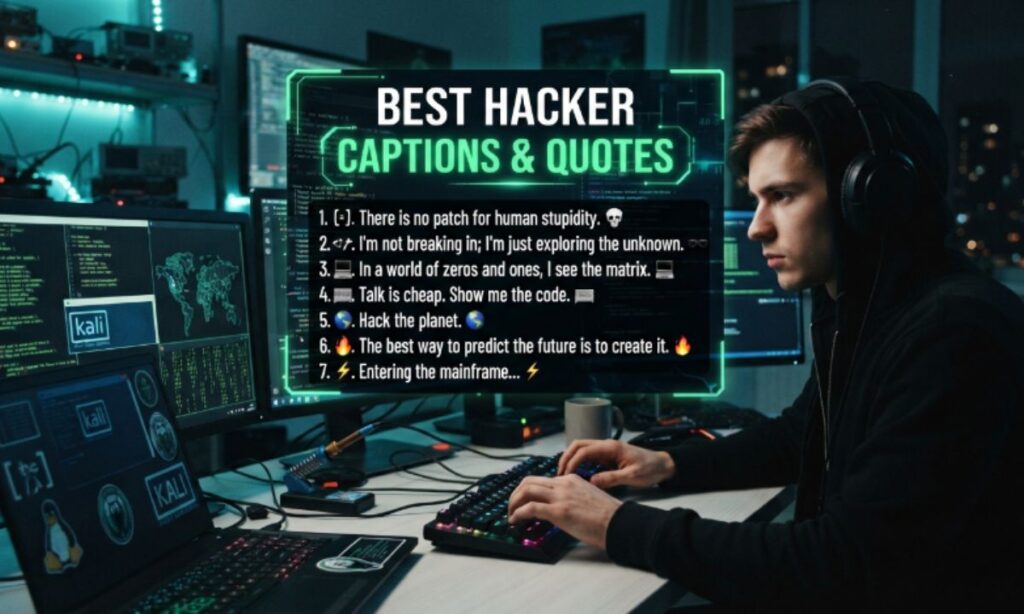 Best Hacker Instagram Captions and Quotes