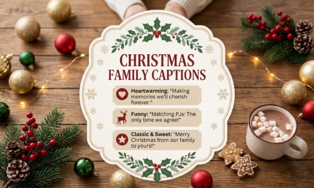 Christmas Family Captions