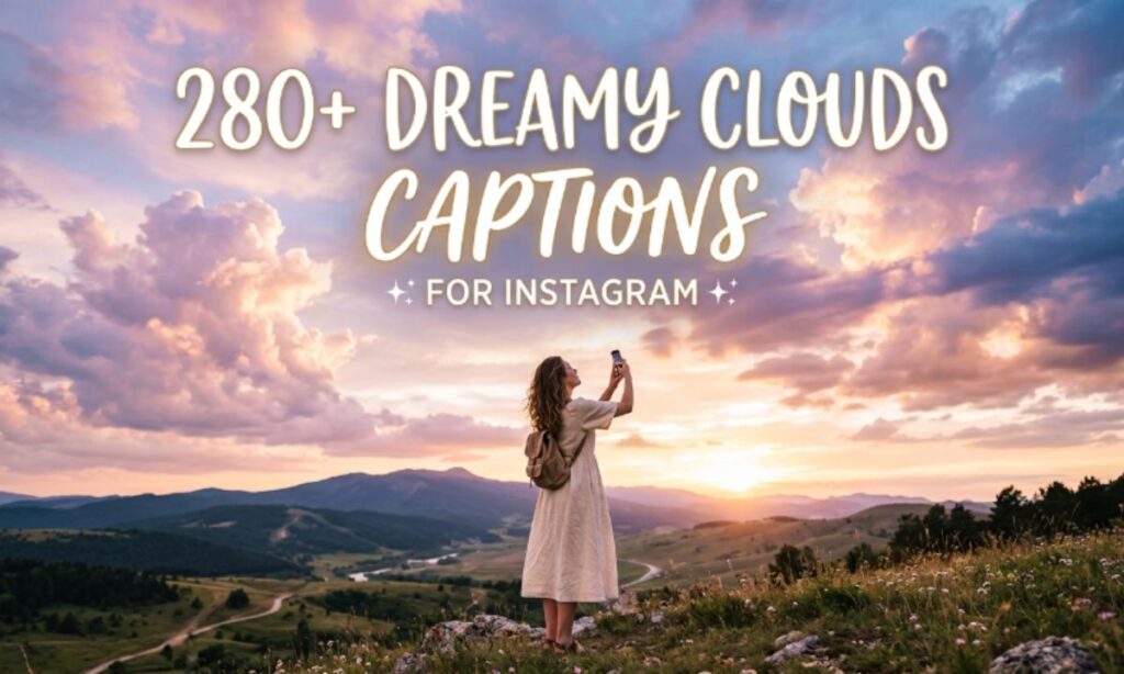 Clouds Captions for Instagram