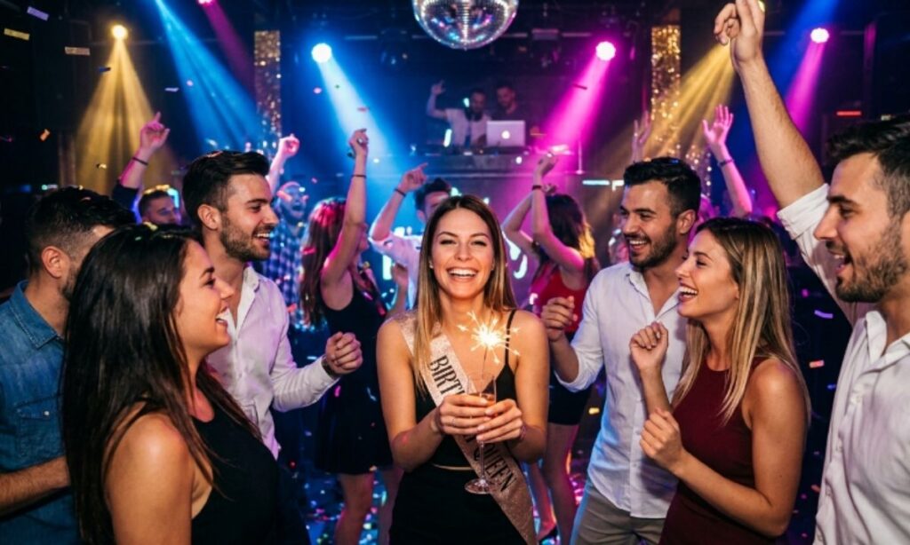 Club Night Birthday Captions