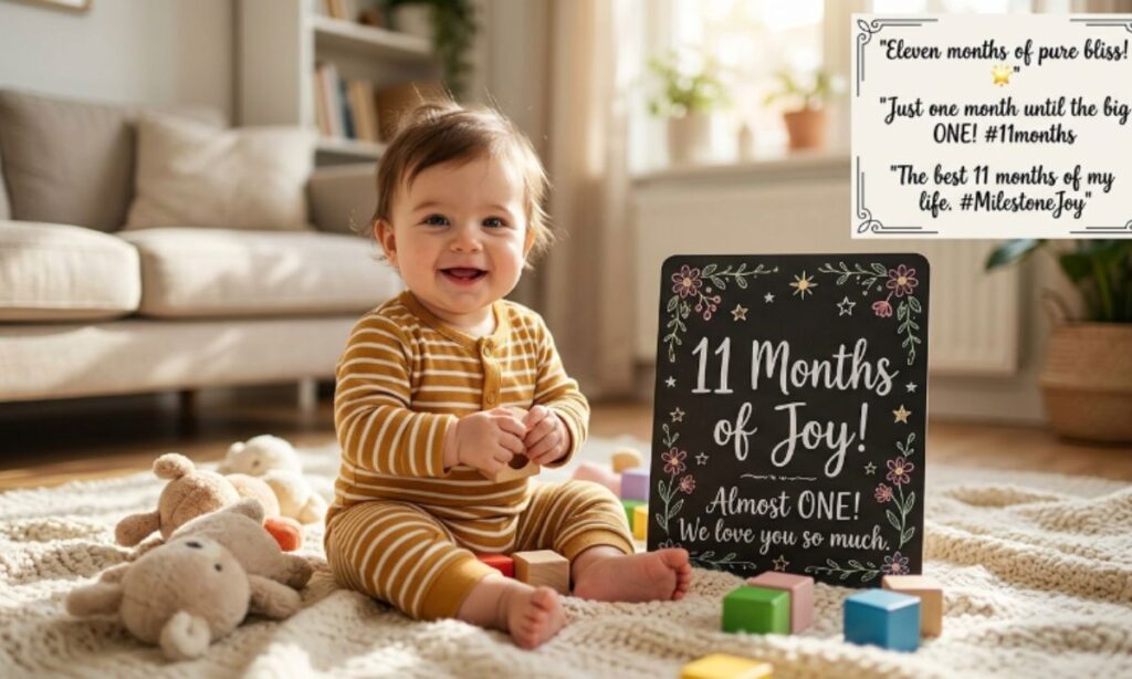 Creative Captions to Celebrate 11 Months of Joy