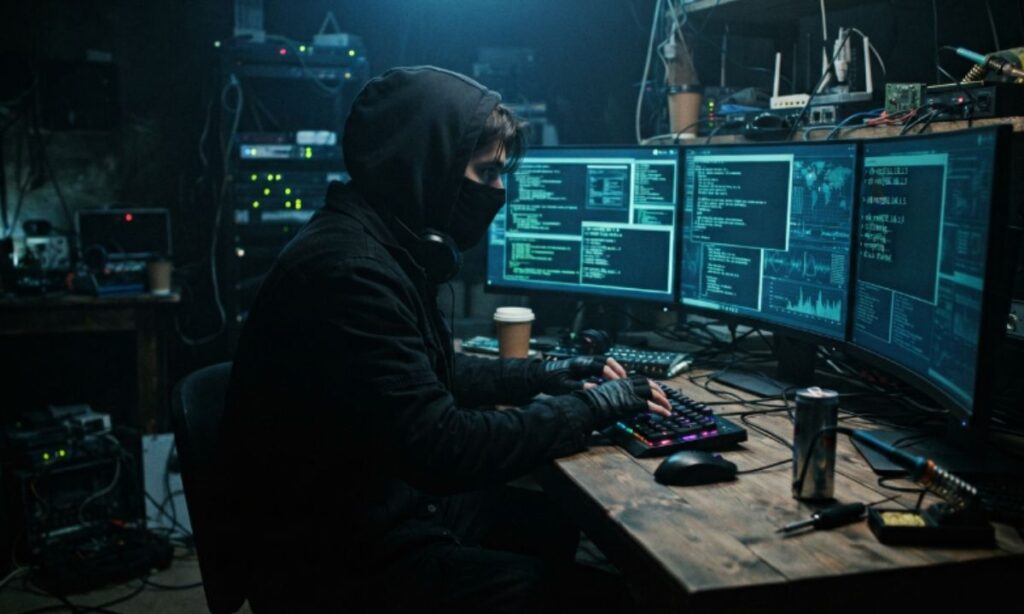 Dark Hacker Instagram Captions