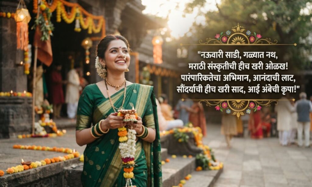 Emotional & Cultural Navari Quotes in Marathi