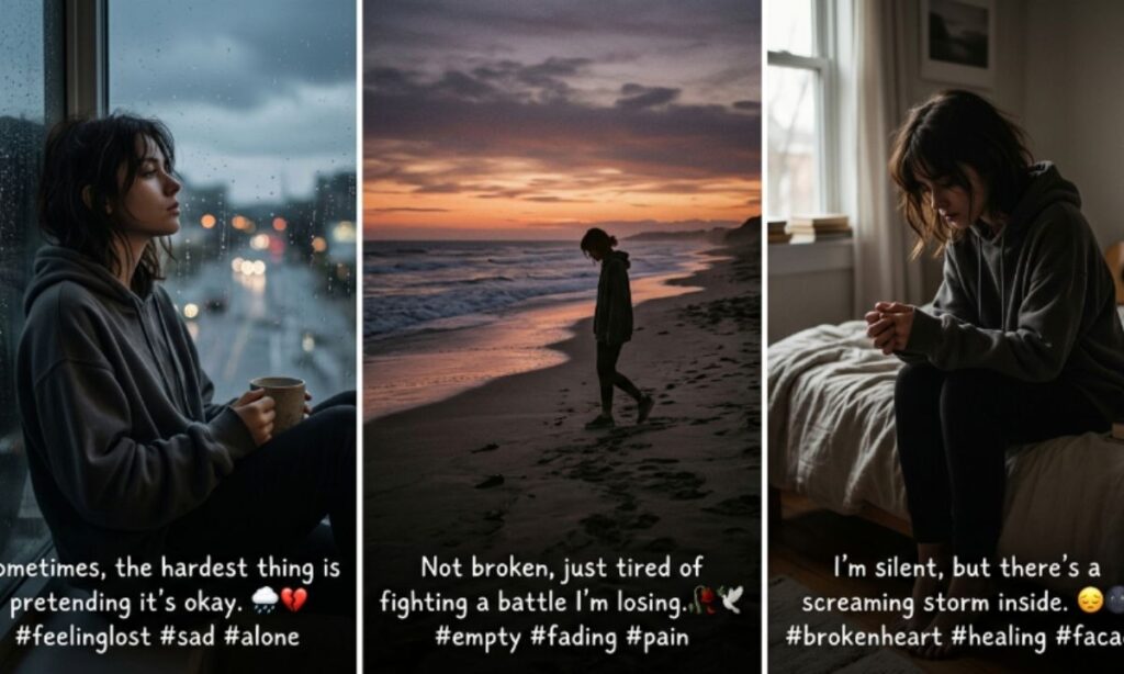 Emotional Sad Captions for Instagram