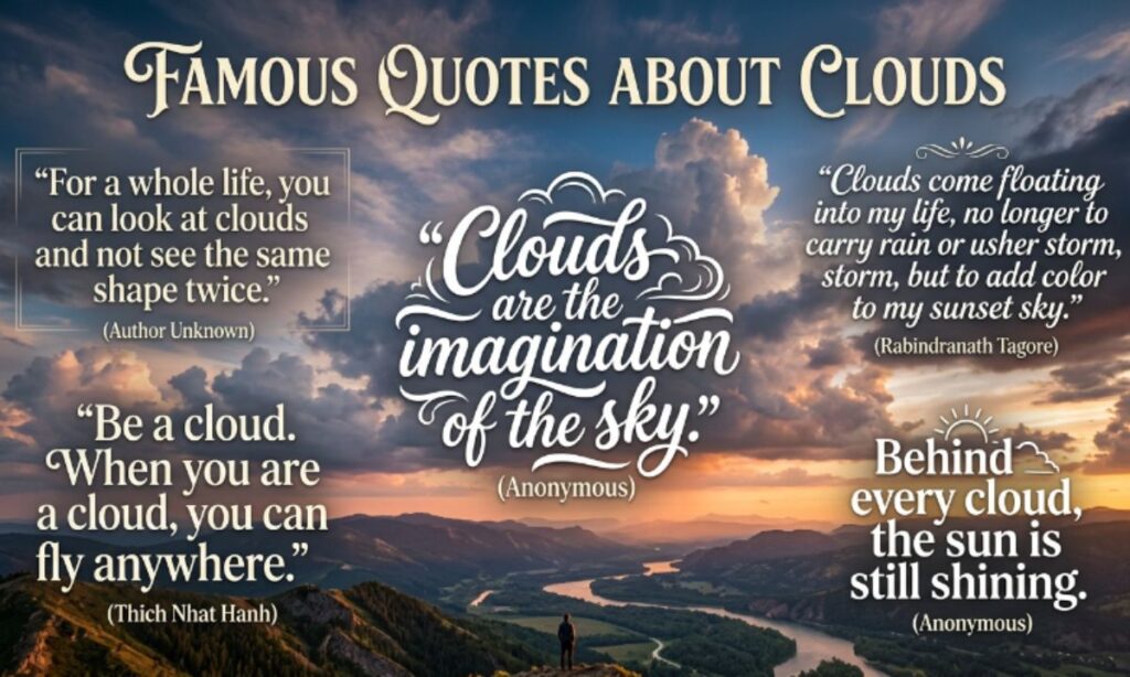 Famous Quotes About Clouds