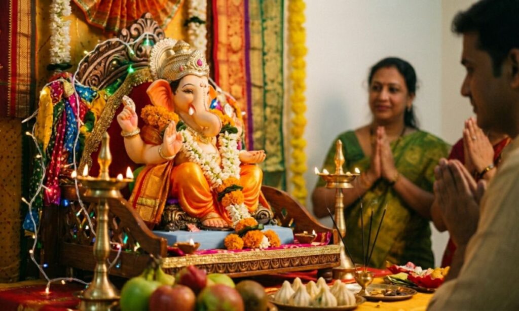 Festive Ganpati Bappa Caption for Instagram