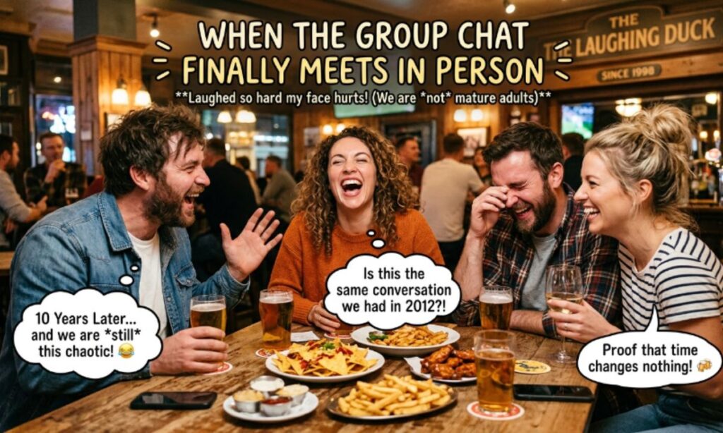 Funny After Long Time Meet Captions