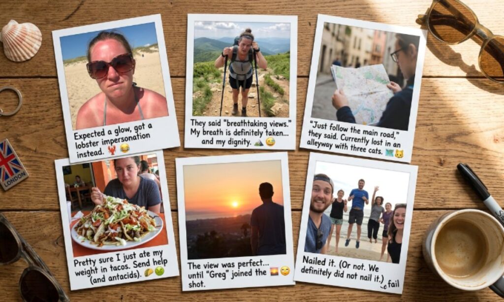 Funny Captions for My Last Vacation😂