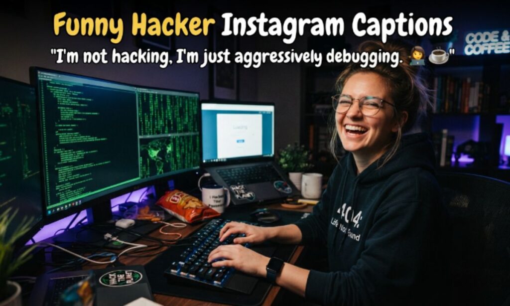 Funny Hacker Instagram Captions