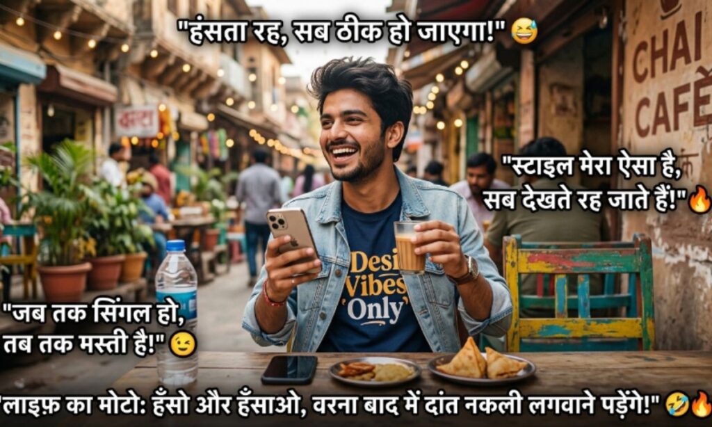 Funny Instagram Captions For Boys in Hindi