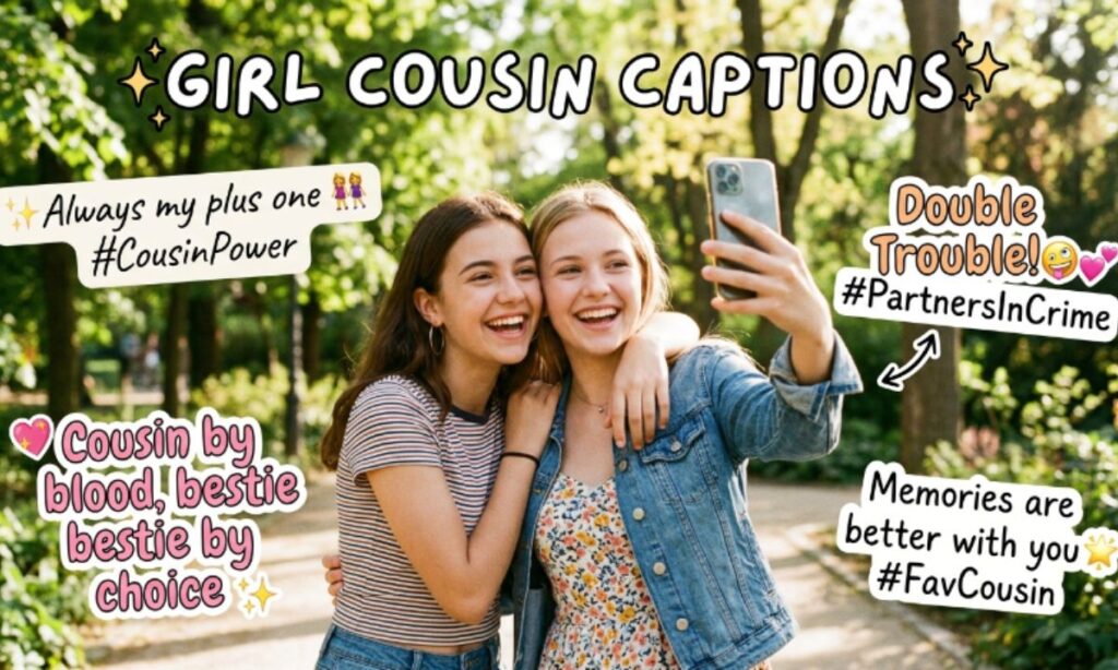 Girl Cousin Captions for Instagram