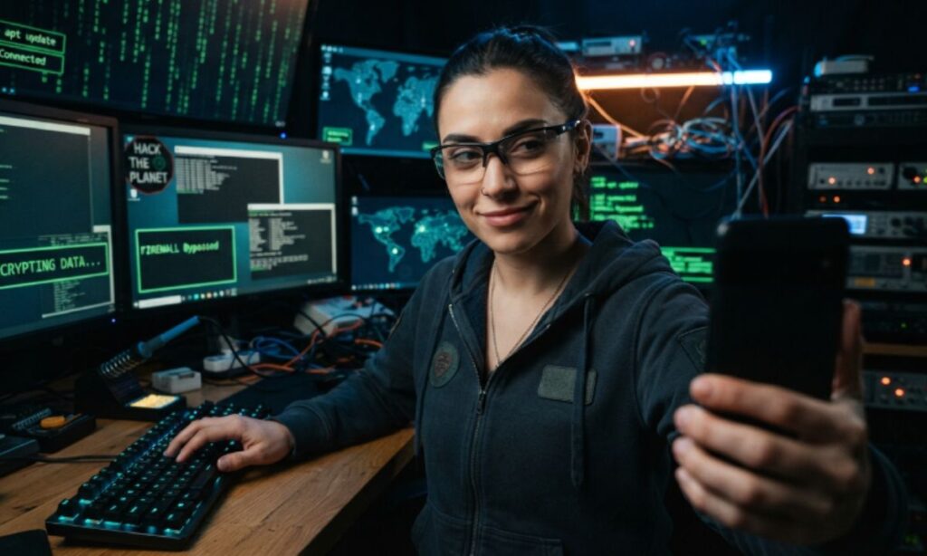 Hacker Instagram Captions for Selfies