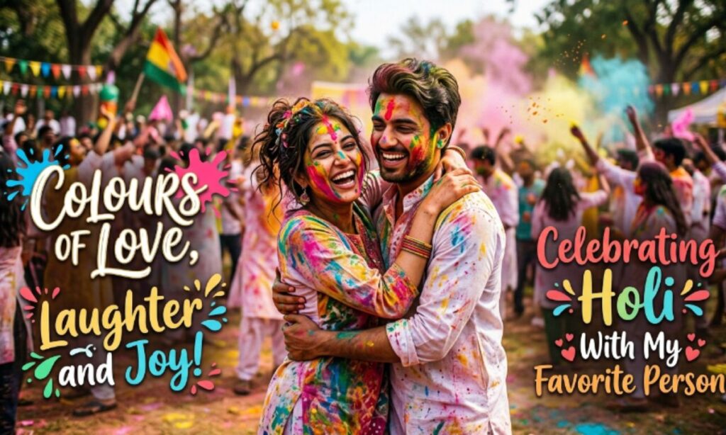 Holi Captions for Couples