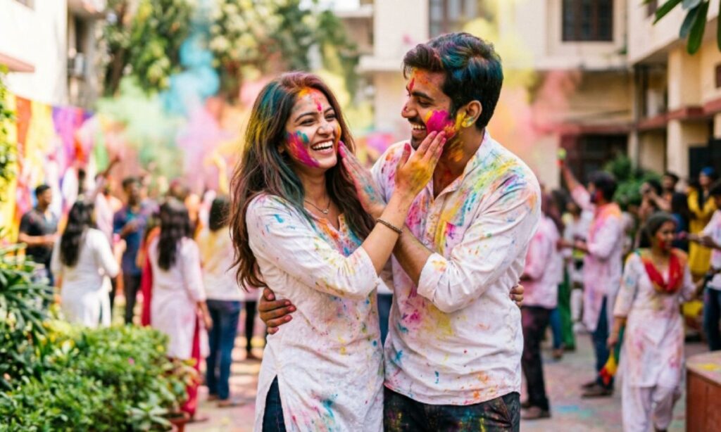 Holi Captions for love