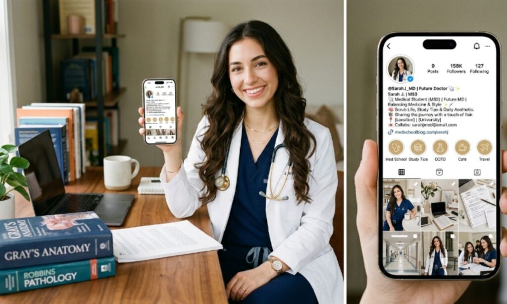 Instagram Bio for Medical Students Stylish Girl