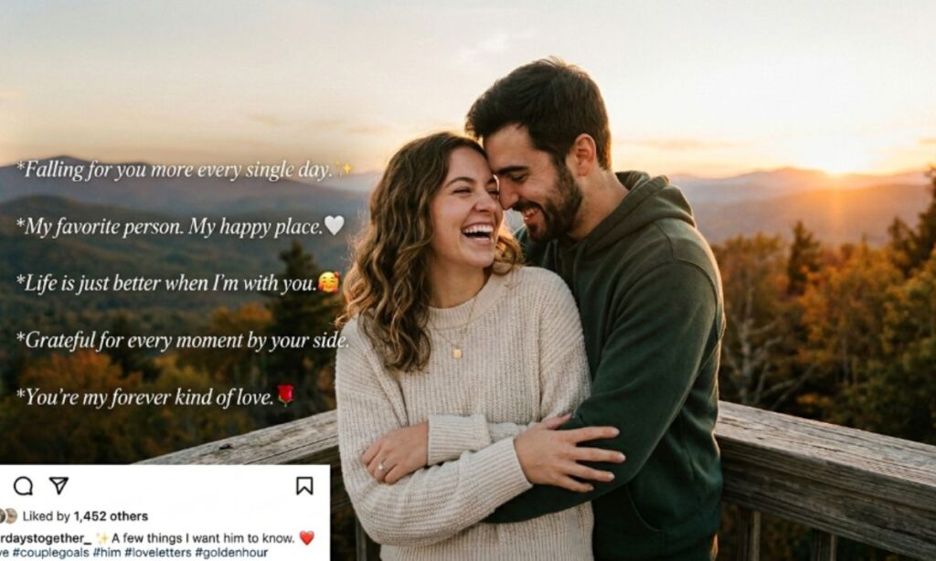 Instagram Love Captions for Him