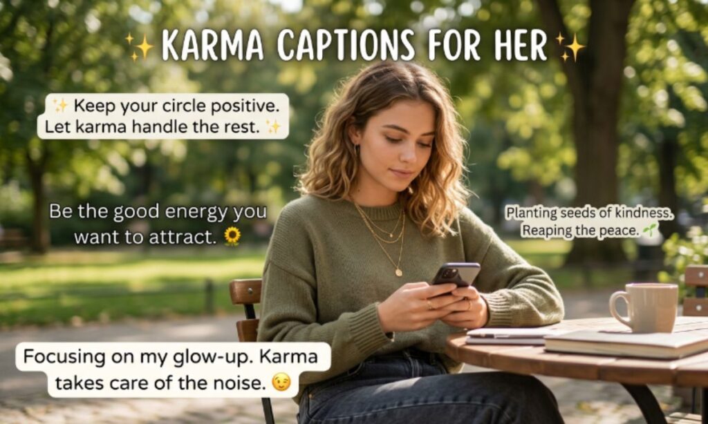 Karma Captions for Instagram for Girl