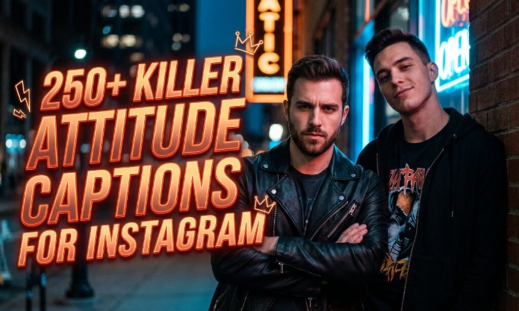 250+ Killer Attitude Brother Captions for Instagram