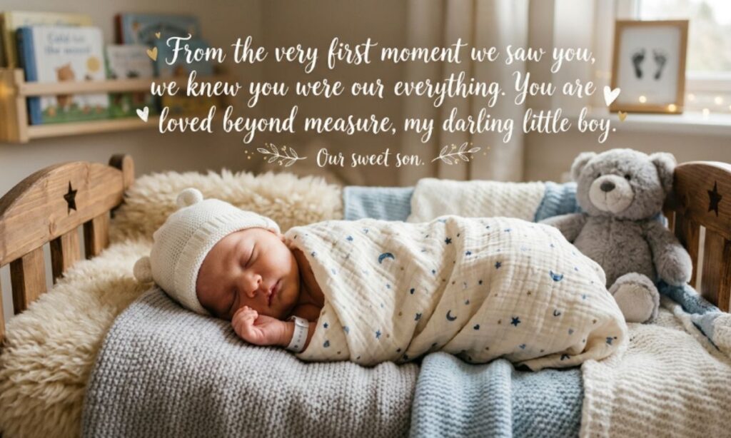 Love Caption for Baby Boy