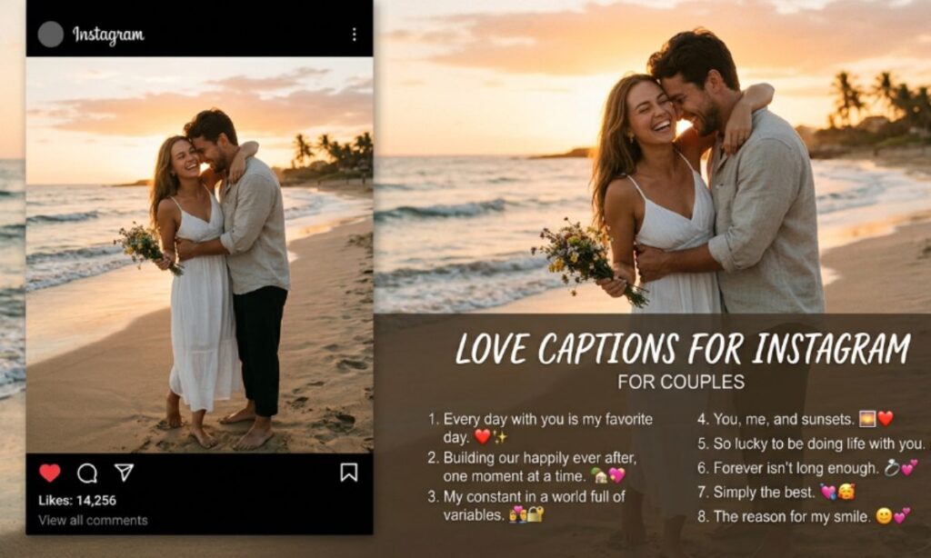 Love Captions for Instagram for Couples