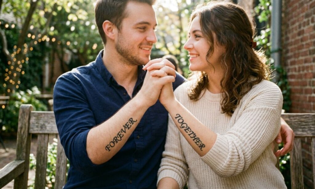 Love tattoo captions for couples
