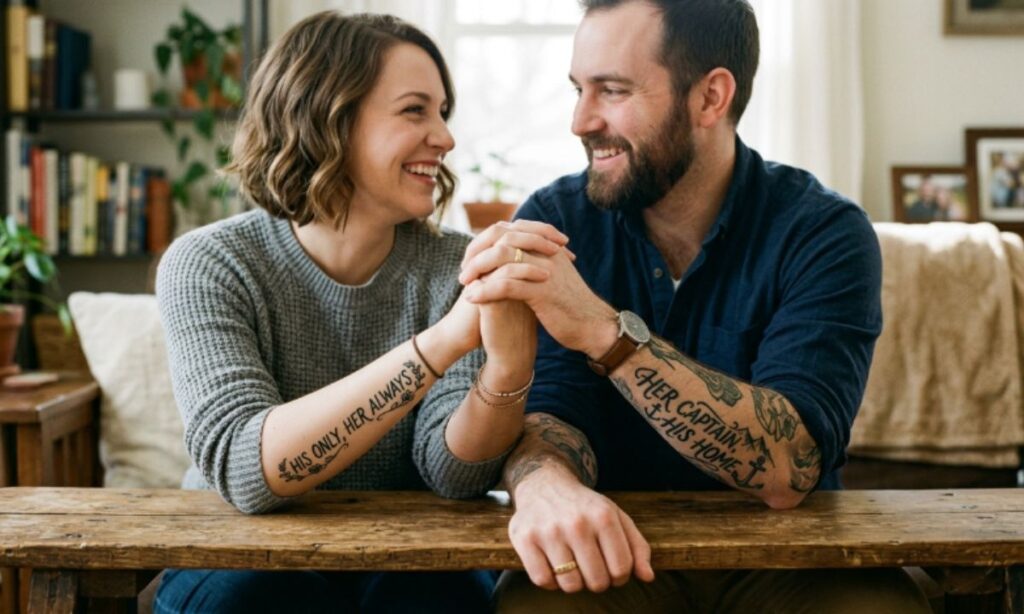 Love tattoo captions for husband