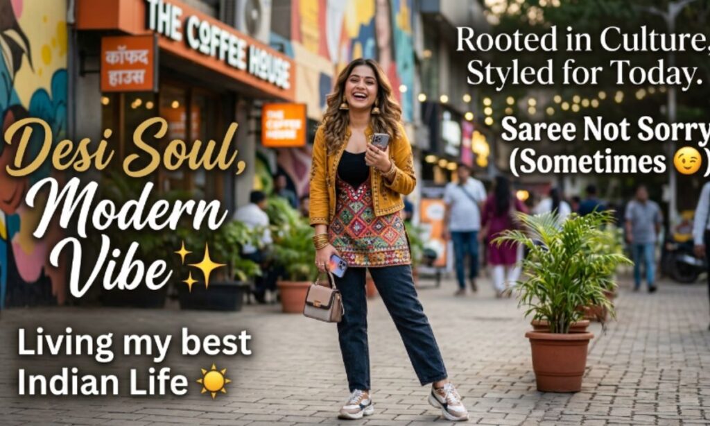 Modern and Chic Captions for Desi Girls