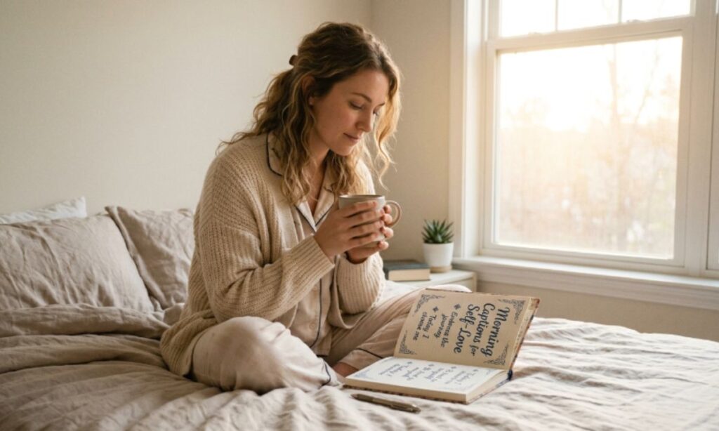 Morning Captions for Self-Love